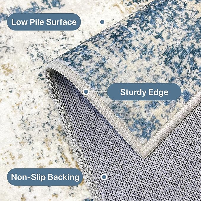 2x3 Rugs for Entryway Entrance Kitchen Bathroom, Machine Washable Modern - Image 6