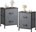 WLIVE Night Stand Set 2, Dresser and Nightstand Sets, Small Dresser by WLIVE