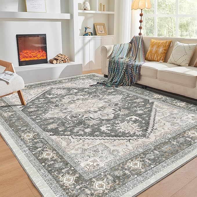 OPPODREAM Soft Area Rugs 5x7, 5x7 Washable Rug by OPPODREAM