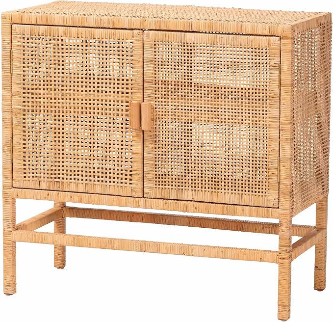Bali & pari Vivan Natural Rattan Storage Cabinet by balipari