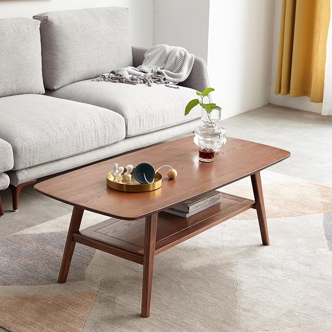 Dancongtea Solid Wood Coffee Table – 100% FAS-Grade Oak by Dancongtea