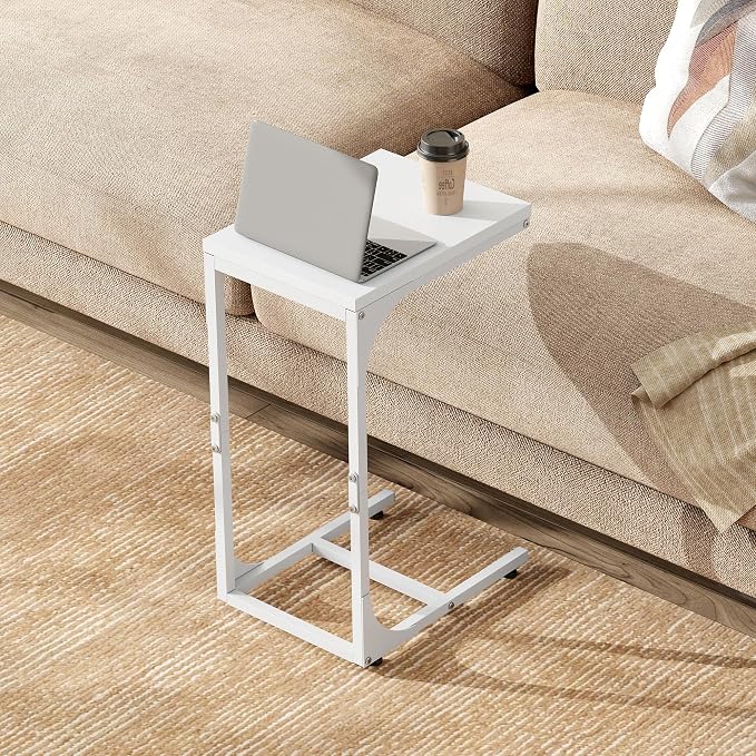 WLIVE C Shaped End Table, Small Couch Side Tables - Image 6