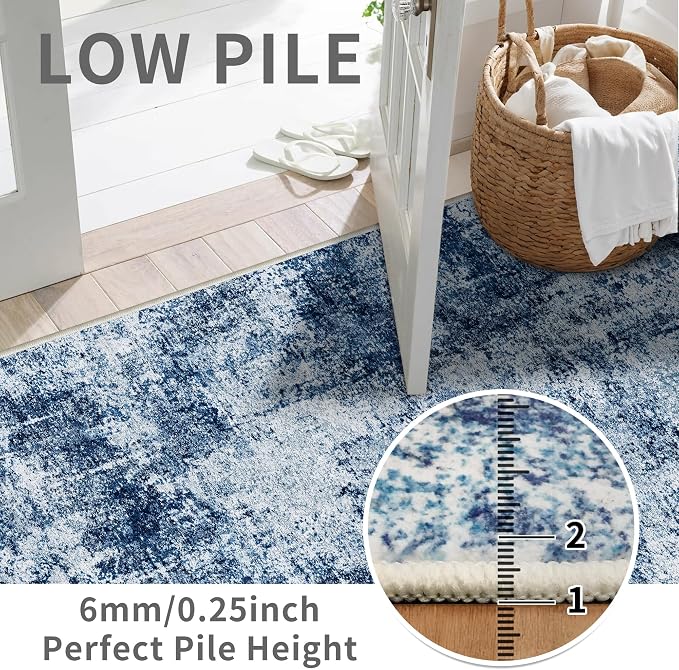 Hallway Runner Rug 2x8 Washable: Entryway Runners Rugs Non Slip Easy-to-Clean - Image 4