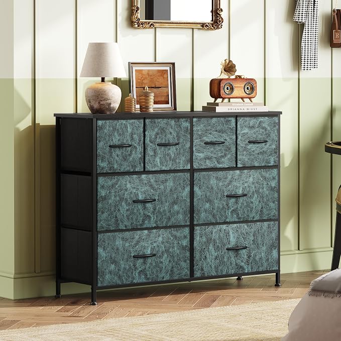 WLIVE Dresser for Bedroom with 8 Drawers, Wide Fabric Dresser for Storage and - Image 8