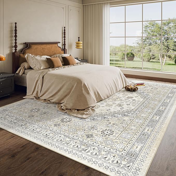 zesthome 8x12 Area Rugs, Stain Resistant Washable Rug, Ultra-Thin Rugs - Image 9