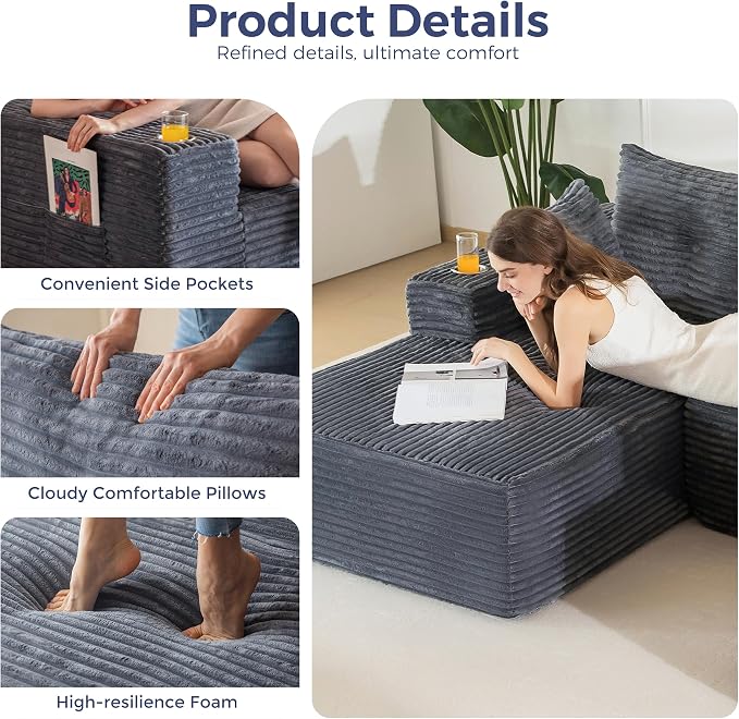 MAXYOYO Modular Sectional Couch - Image 5