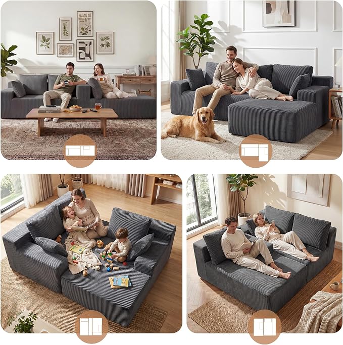 GRUSIGN Cloud Sectional Boneless Couches - Image 3
