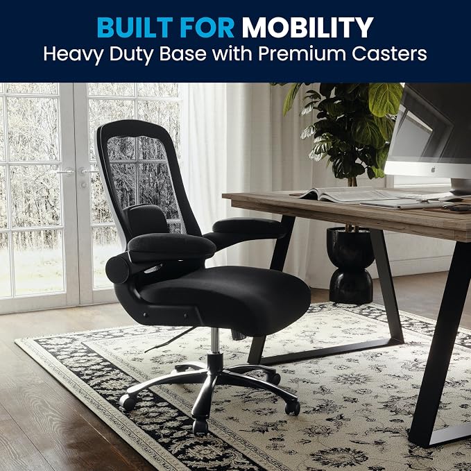 Flash Furniture Big & Tall Swivel Office and Gaming Chair - Image 6