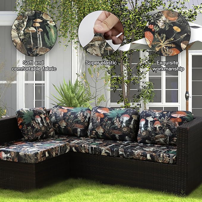 Outdoor Cushion Covers Set, Replacement - Image 3