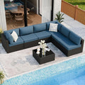 7 Piece Outdoor Patio Furniture Set, All Weather Conversation Set by Shintenchi%7CFurnitureMadeforRealLife