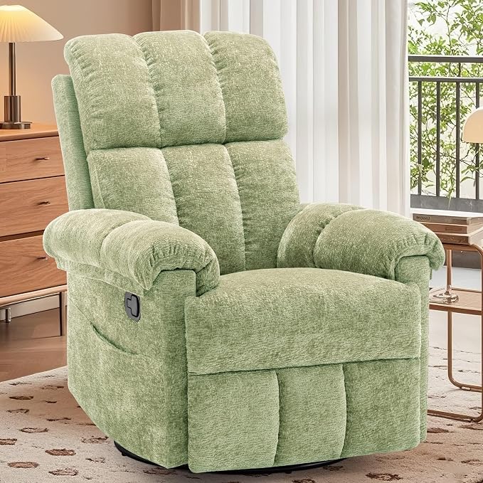 Korser Recliner Chair, Swivel Rocker Recliner Chair by KORSER