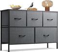 WLIVE Dresser for Bedroom with 5 Drawers, Long Storage Tower Organizer Unit by WLIVE