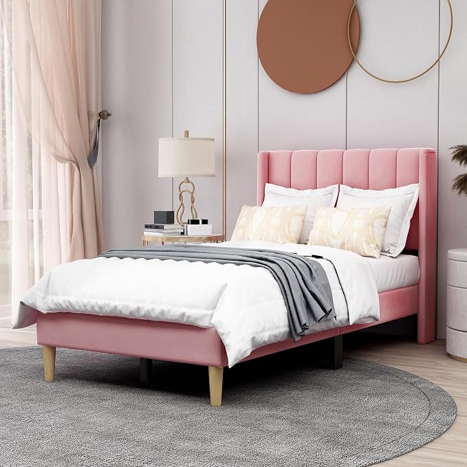 AGARTT Upholstered Platform Bed Frame Twin Size by AGARTTBED