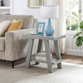 Roundhill Furniture Athens Contemporary Wood Shelf Side Table in Gray by RoundhillFurniture