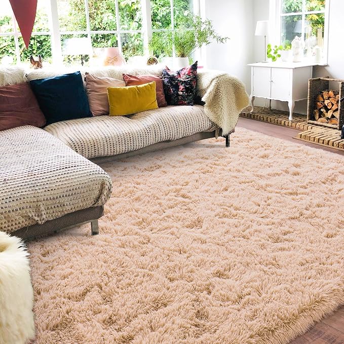 Rugs for Living Room 10x14, Soft Shaggy Modern Shag Area Rug for Bedroom - Image 6
