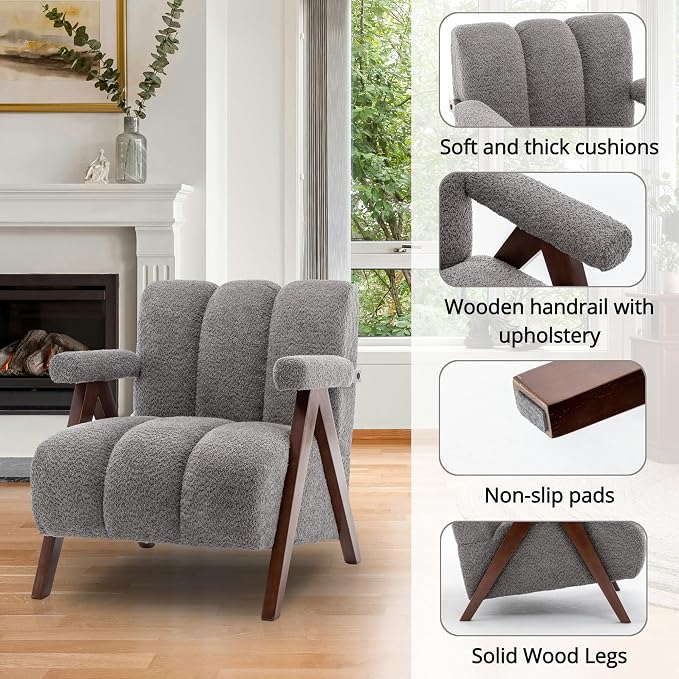 Mid Century Modern Accent Chair - Image 5
