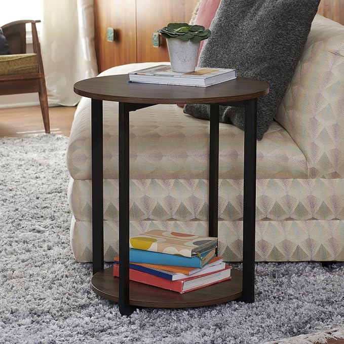 Household Essentials Jamestown Round Side End Table - Image 9