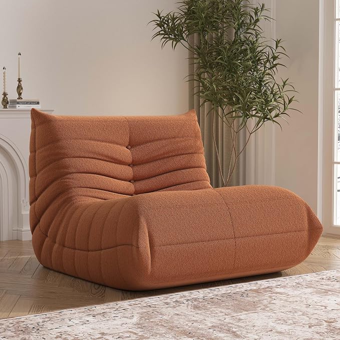 Bean Bag Chair, Fireside Chair Bean Bag Sofa Large Bean Bag Chair by Unknown