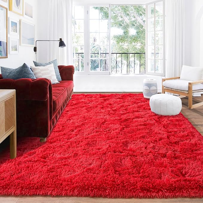 Rugs for Living Room 8x10, Soft Shaggy Modern Shag Area Rug for Bedroom - Image 8