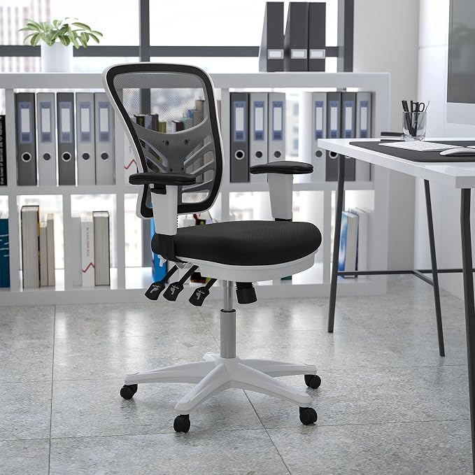 Flash Furniture Nicholas Mid-Back Swivel Office and Gaming Chair, Ergonomic - Image 2