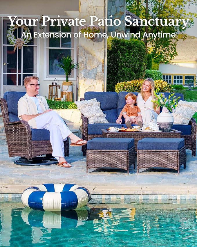 HILLGA 11-Piece Luxury Patio Furniture Set - Image 3
