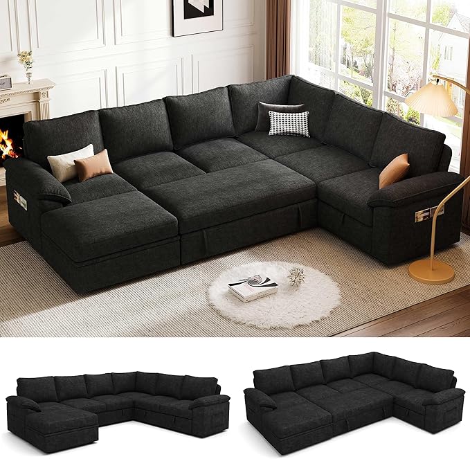 108 Inch Modular Sectional Sofa by Unknown