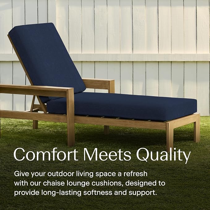 Honeycomb Outdoor Chaise Lounge Cushion - Image 3