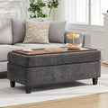45 Inch Large Storage Ottoman Bench by WUTUTUEE