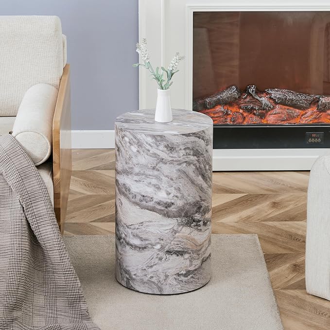 12'' Luxury Cylinder Side Table by KTRolster