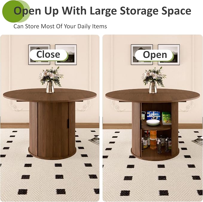 Wildhome Extendable Round Dining Table - Image 9