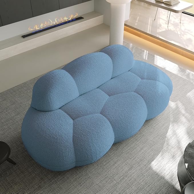 JACH Cloud Shaped Couches for Living Room, Modern Comfy Upholstered Sofa - Image 5