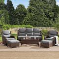 HILLGA Luxury High Back Patio Furniture Set by HILLGA