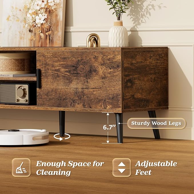 SUPERJARE 70.9 Inch TV Stand for 65, 75 Inch TV, Entertainment Center - Image 6