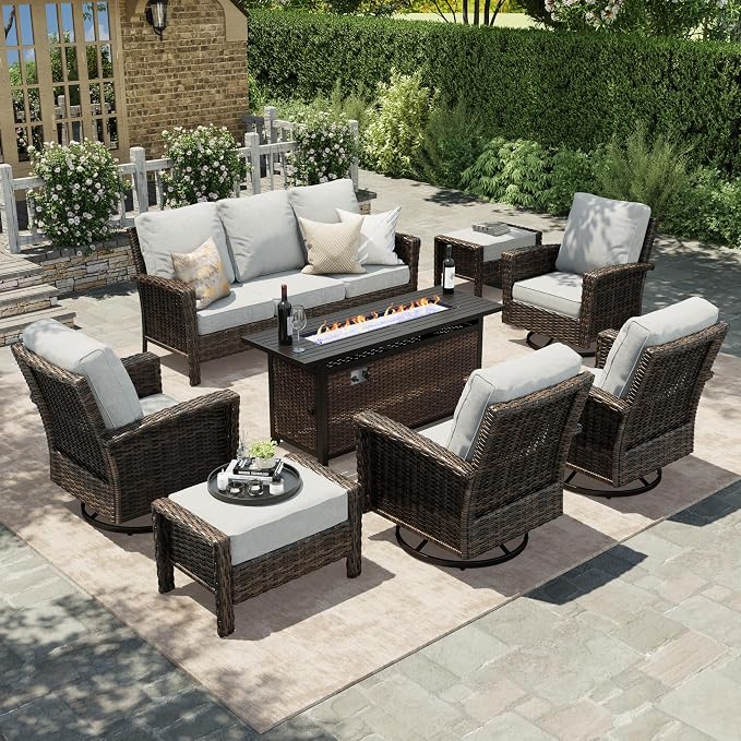 HERA'S HOUSE 8-Piece Outdoor Furniture Set by HERASHOUSE