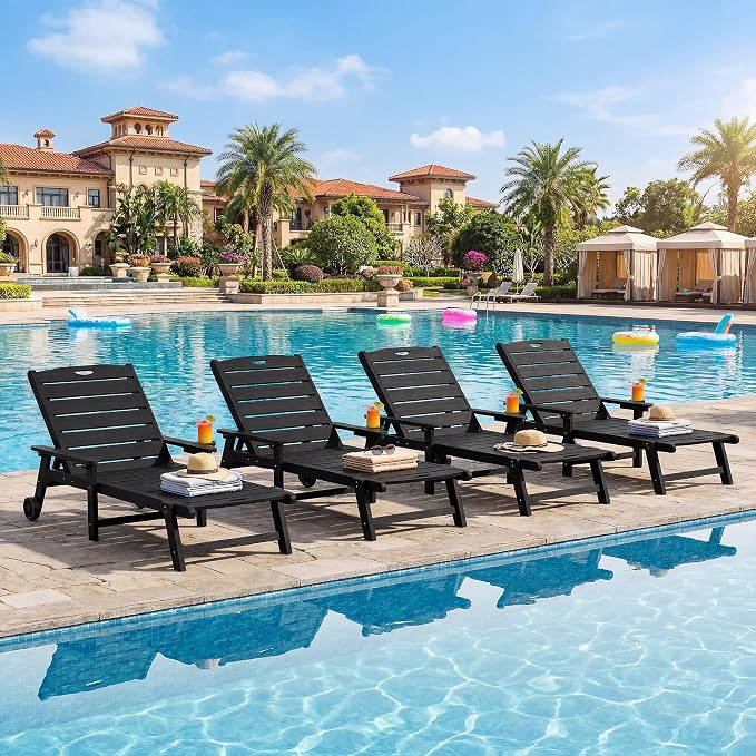 Outdoor Lounge Chair Set of 4 - Image 2