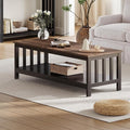 ChooChoo Mission Coffee Table, Wood Living Room Table by ChooChoo