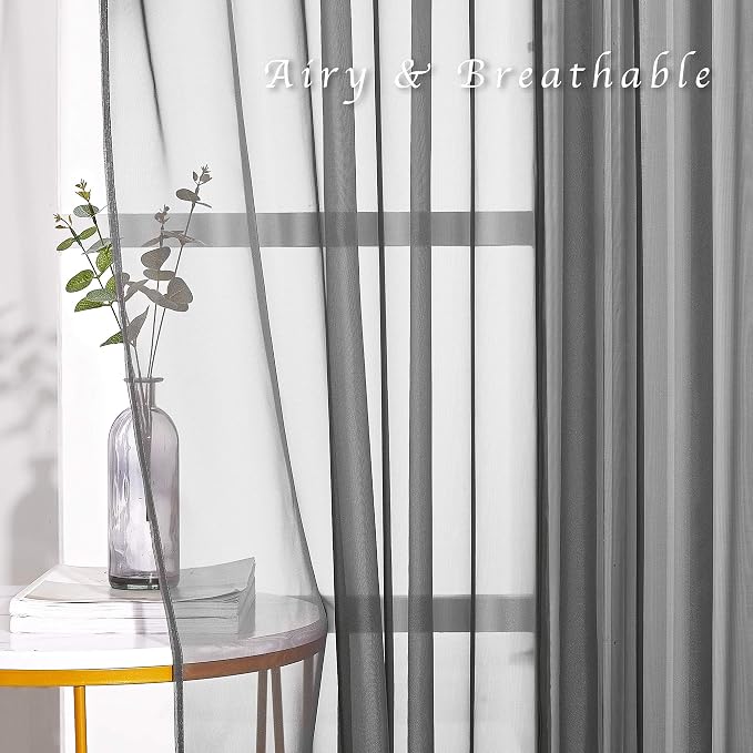 NICETOWN Sheer Curtains 84 Inches - Image 6