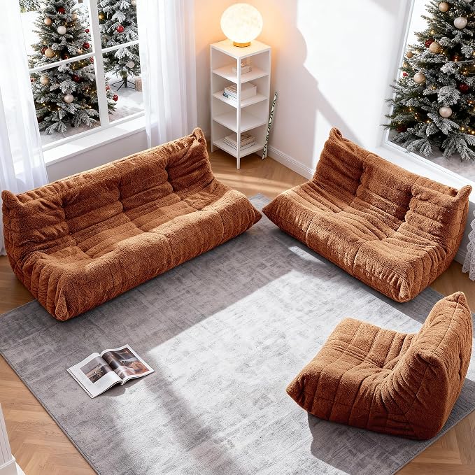 Bean Bag Loveseat Chair Big Sofa Beanbag Chair - Image 8
