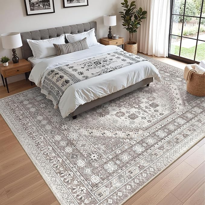 zesthome 8x10 Area Rugs for Living Room, Non-Slip Backing Washable Rugs - Image 9