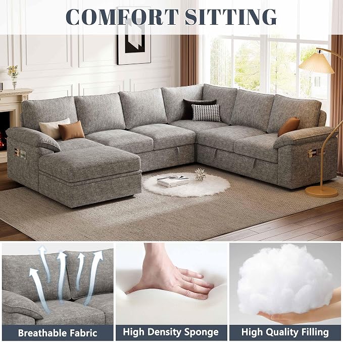 108 Inch Modular Sectional Sofa - Image 5