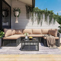 Pamapic 7-Piece Outdoor Sectional Set, Large Wicker Patio Furniture Set by Pamapic