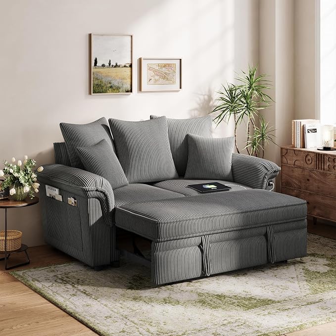 LINSY HOME Sectional Loveseat Sofa by LINSYHOME