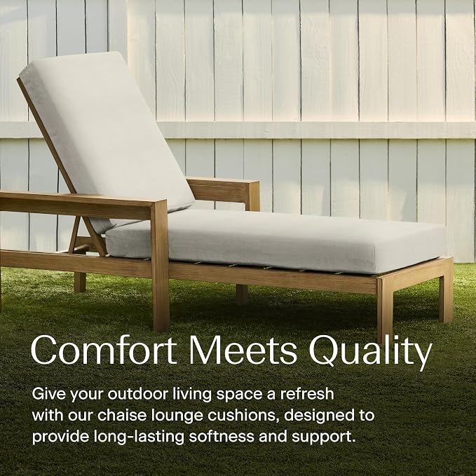 Honeycomb Outdoor Chaise Lounge Cushion - Image 3