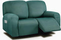 ULTICOR Reclining Loveseat Slipcover, 6-Piece Yarn Dyed Sofa Covers, 2 Seat by ULTICOR