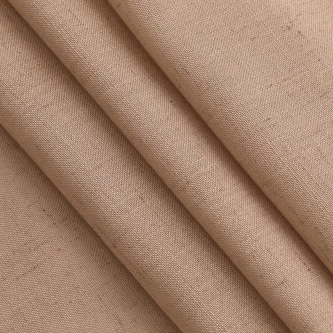 Nanspring Peach Linen Curtains 84 inches Long - Image 4