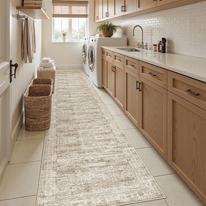 Runner Rug 2'x10' Washable Non-Slip Runner Rugs - Image 4