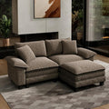 HERA'S HOUSE 88" Modular Sectional Sofa, L Shaped Couches by HERASHOUSE