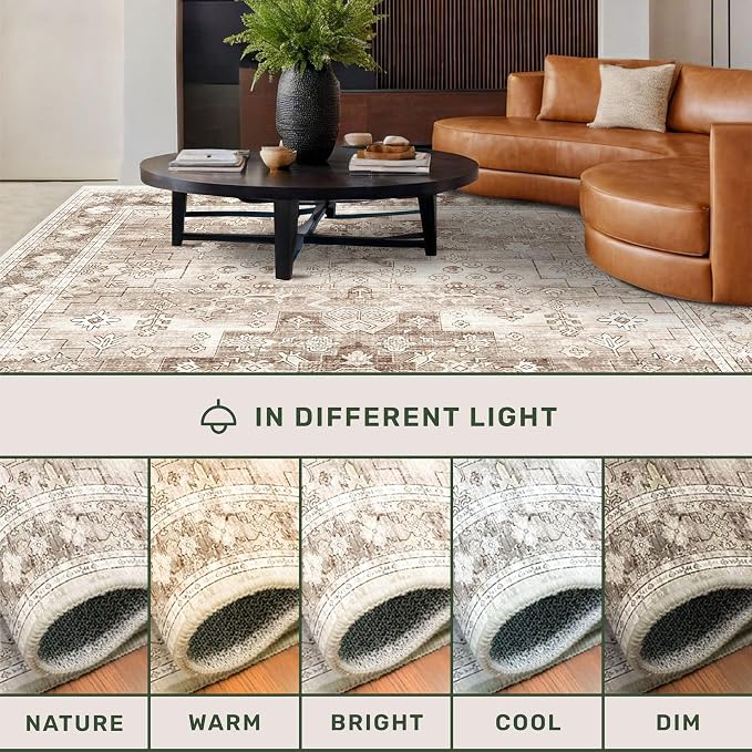 Hazo Haus Boho Long Bathroom Runner Rug 24 x 72 Washable Non Slip - Image 8