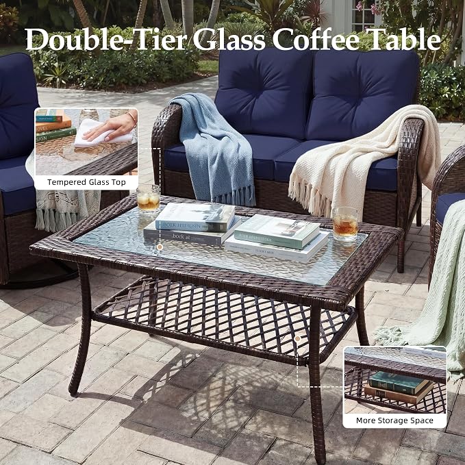 UPHA 7 Pieces Patio Furniture Set - Image 8