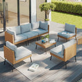 Aoxun Patio Furniture Set, 7 Piece Outdoor Sectional Sofas by Aoxun